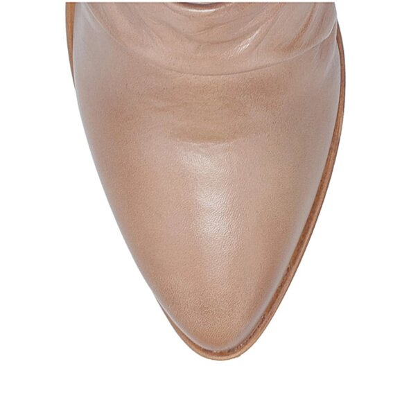 NEW MIZ MOOZ Made In Portugal Leather Joella Booties in beige for women 825 6m3 - Picture 7 of 9